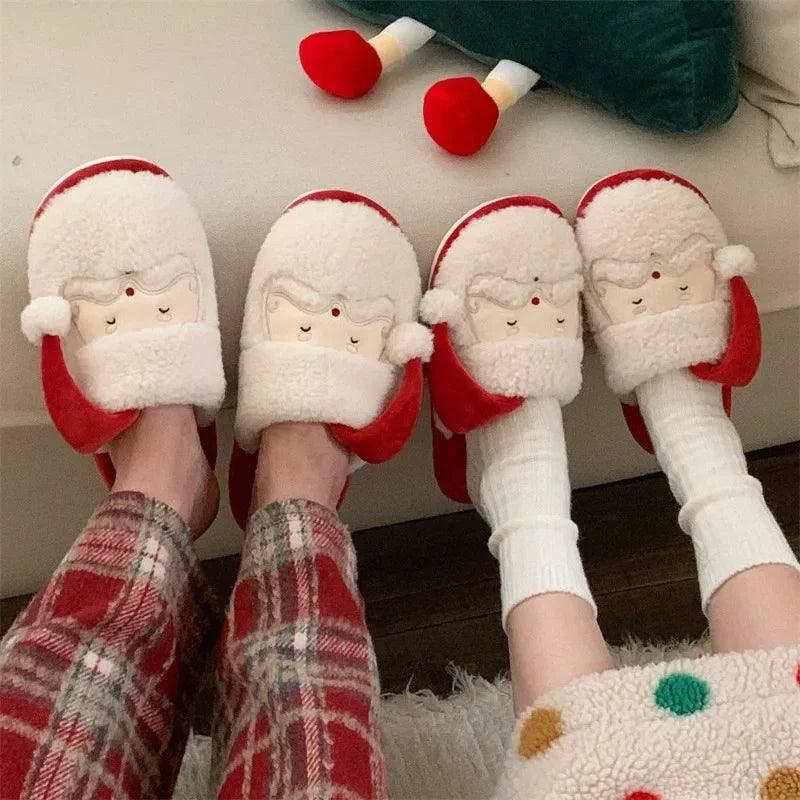 Santa Claus Furry Slippers