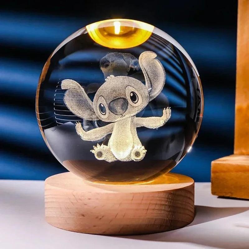 3D Crystal Ball Night Light