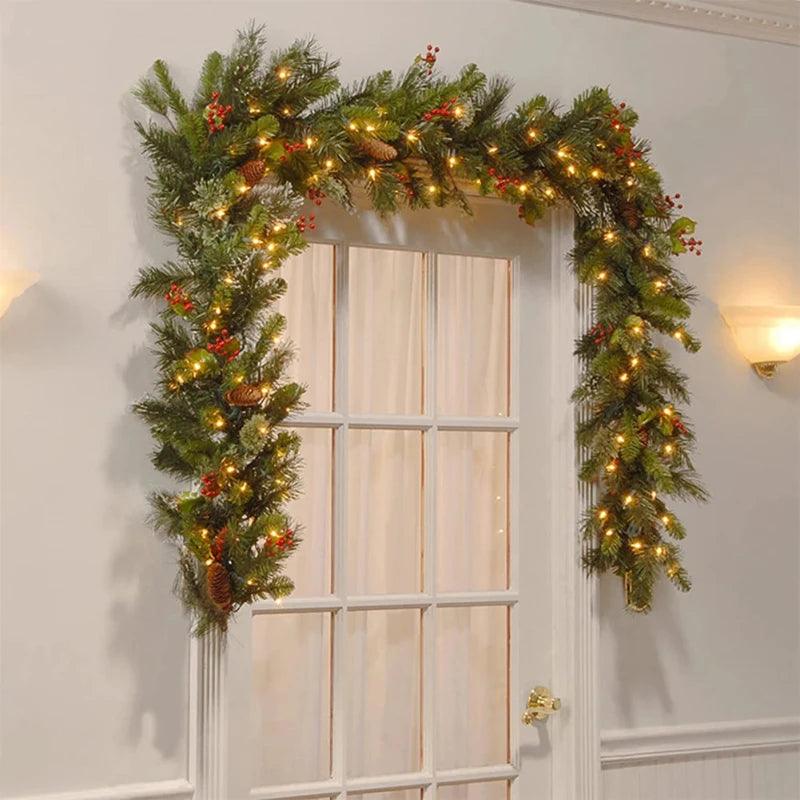 Christmas Pinecone & Berry Garland