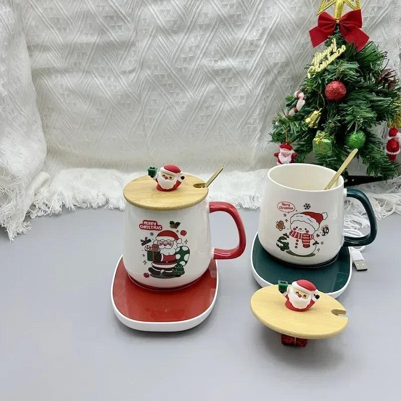 Santa Claus Ceramic Christmas Mug with Gift Box