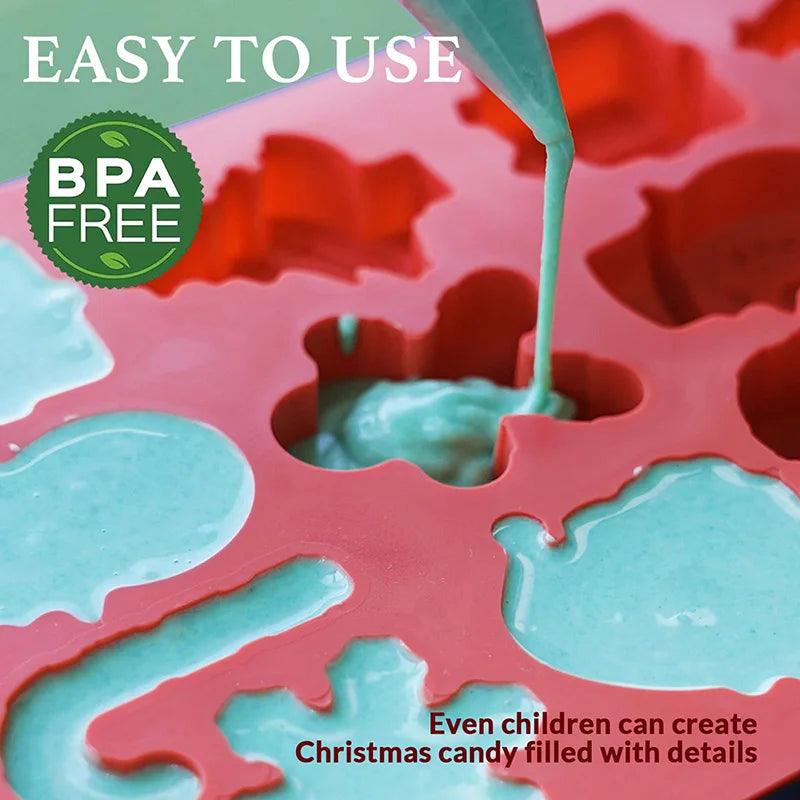 Christmas Silicone Baking Molds