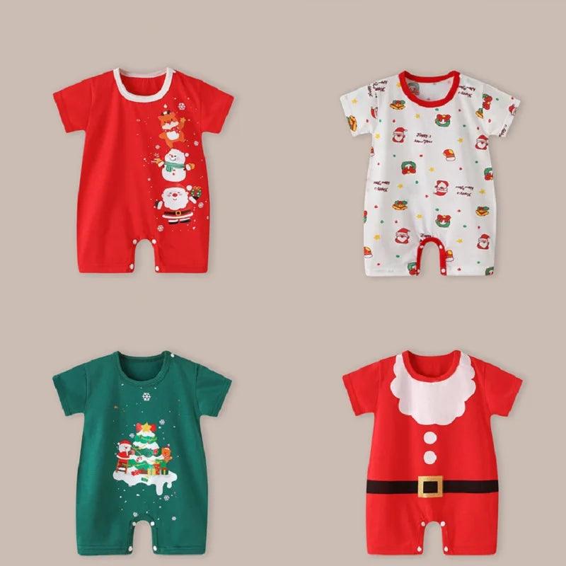 Newborn Baby Christmas Romper