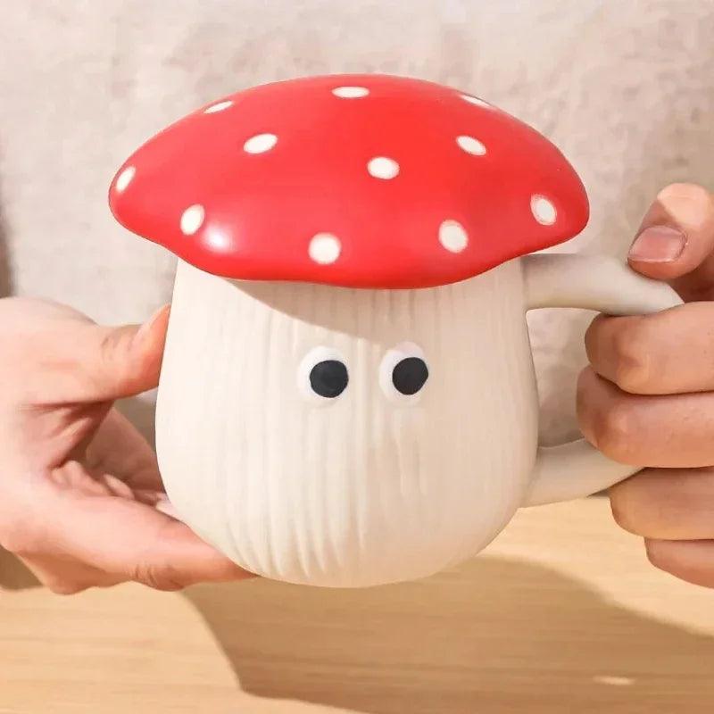 Cute Mushroom Ceramic Tableware Set