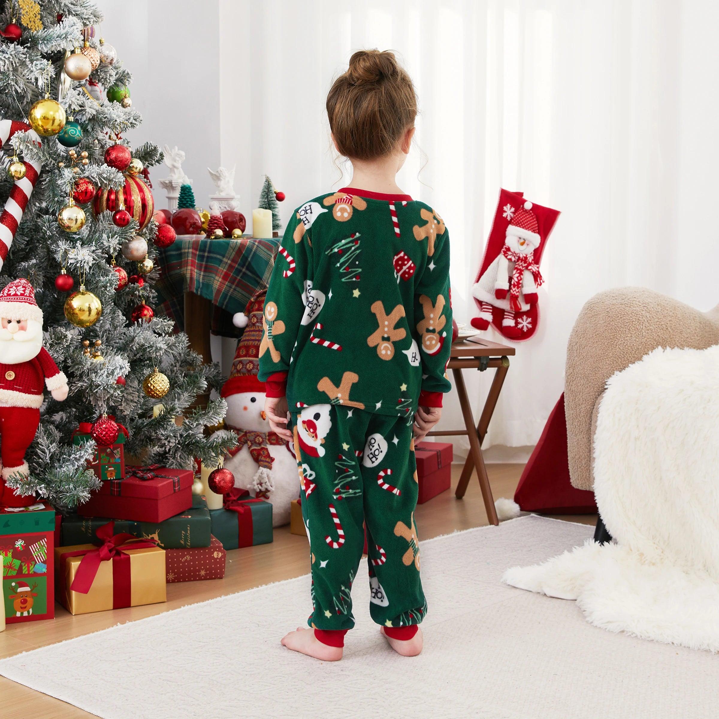 Gingerbread Family Christmas Pajamas