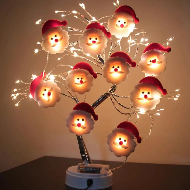 Snowman LED Christmas Garland