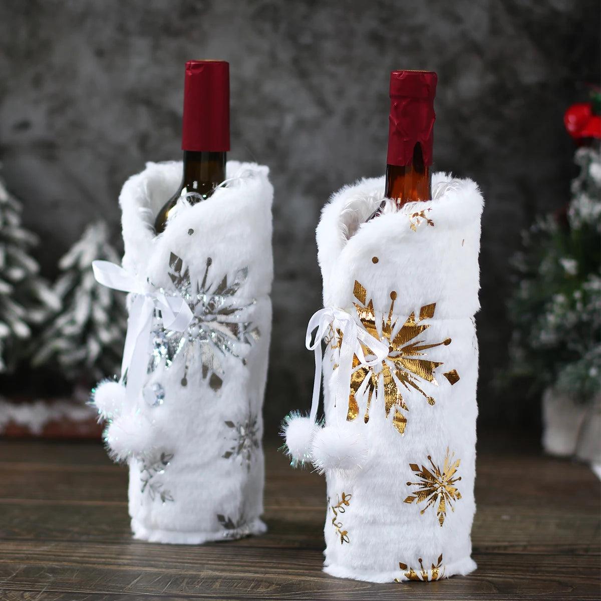 Christmas Wine Bottle Cover