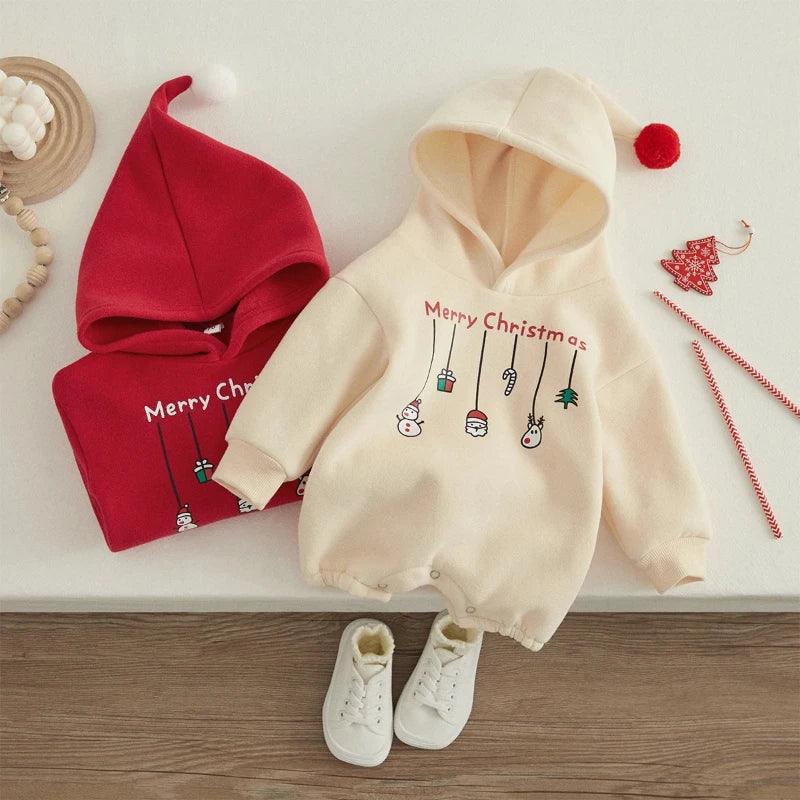 Willano Christmas Hooded Romper